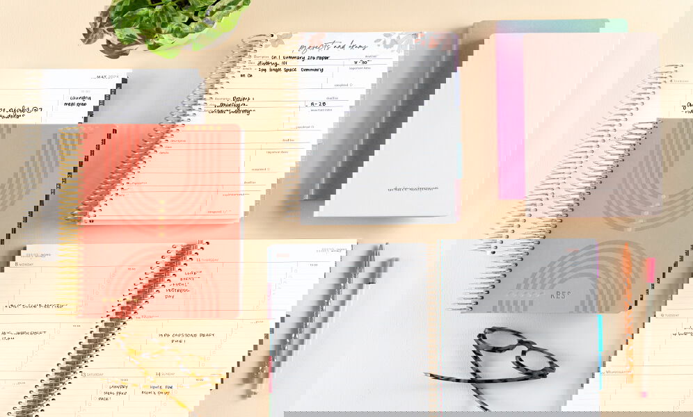 Use a school planner that fits your style